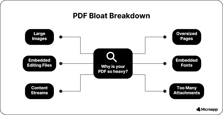 why is PDF file so big