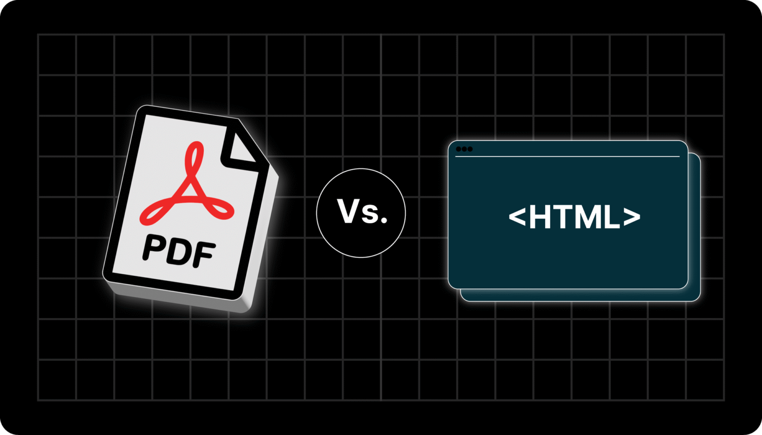 pdf vs html