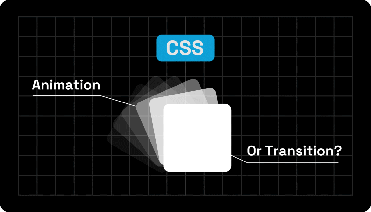 CSS animation vs CSS transition
