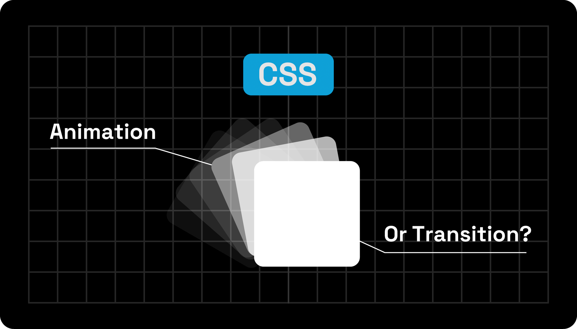 CSS animation vs CSS transition