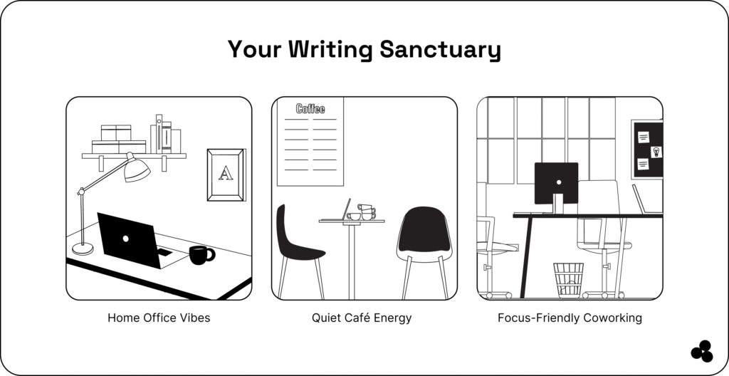 create a writing sanctuary