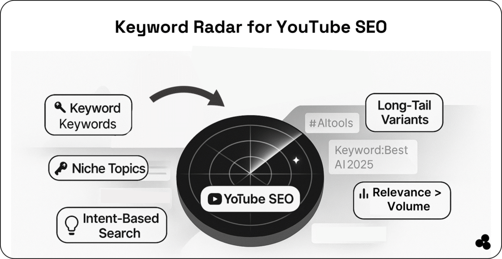 keyword radar for YouTube SEO