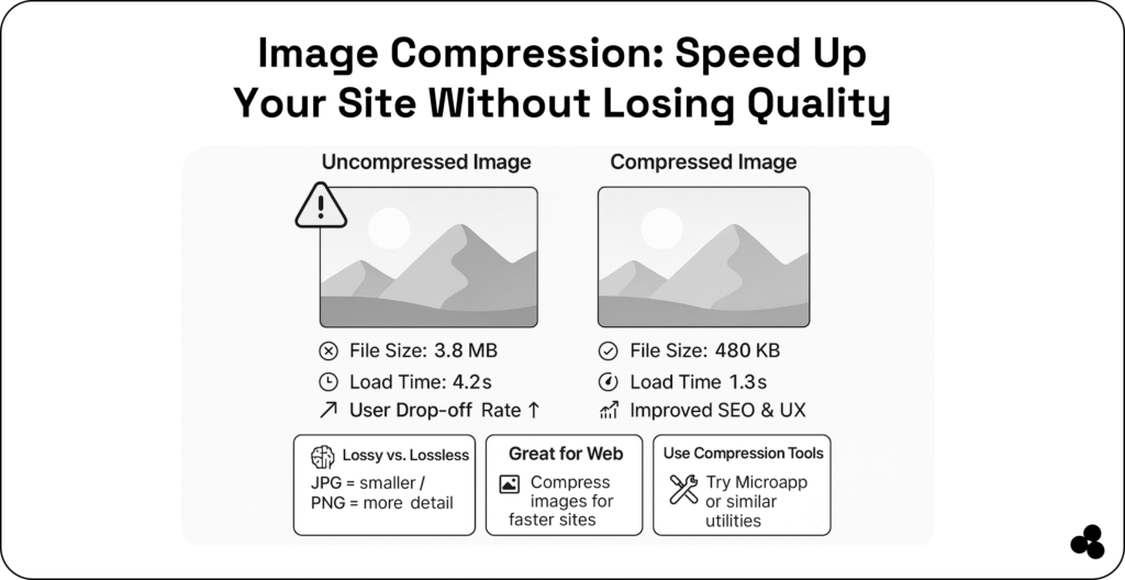speed up your website with image compression